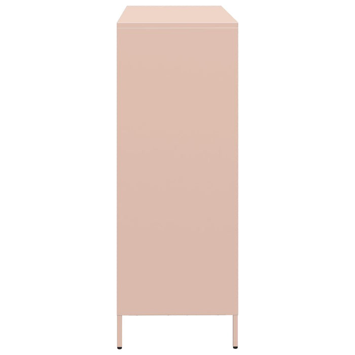 Highboard Pink 101.5x39x103.5 cm Steel