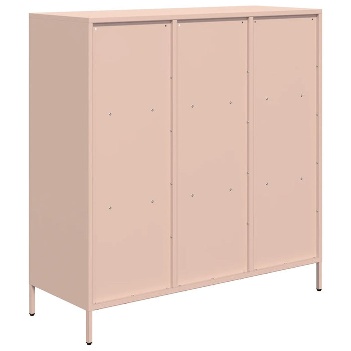 Highboard Pink 101.5x39x103.5 cm Steel