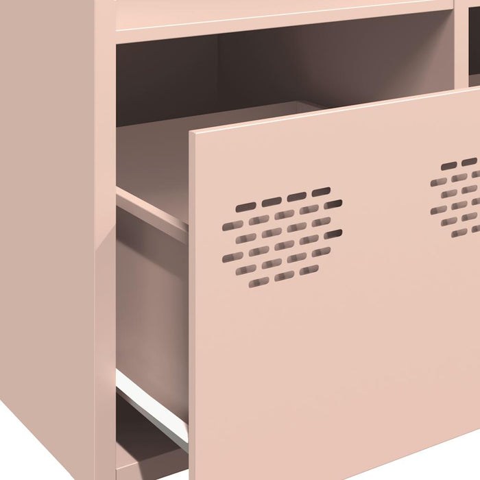 Highboard Pink 101.5x39x103.5 cm Steel