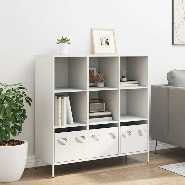 Highboard White 101.5x39x103.5 cm Steel