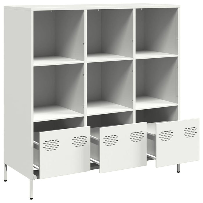 Highboard White 101.5x39x103.5 cm Steel