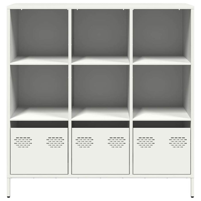 Highboard White 101.5x39x103.5 cm Steel