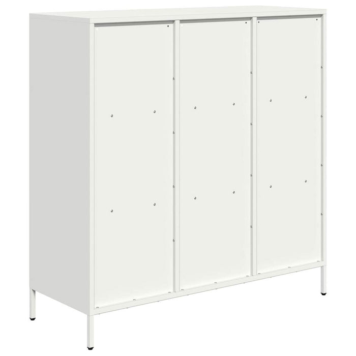 Highboard White 101.5x39x103.5 cm Steel