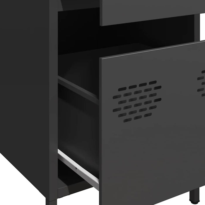 Sideboard Black 35x39x73.5 cm Cold-rolled Steel