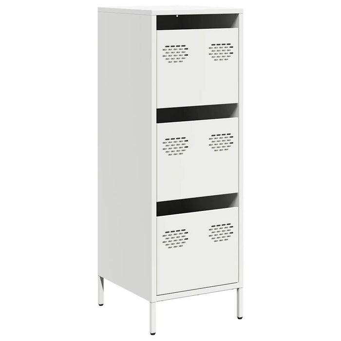 Highboard White 39x35x103.5 cm Steel