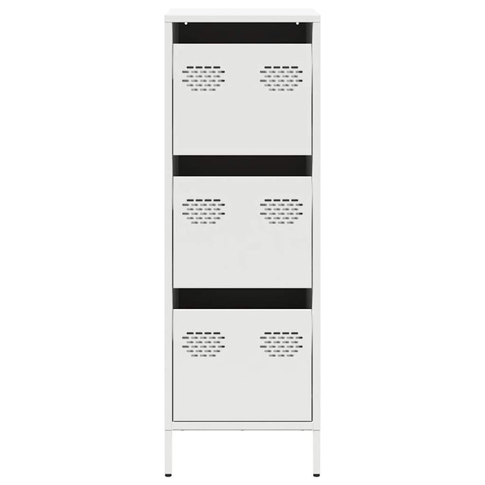 Highboard White 39x35x103.5 cm Steel