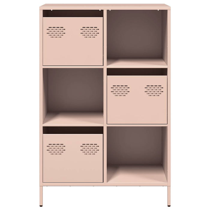 Highboard Pink 68x39x103.5 cm Steel