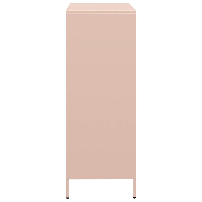 Highboard Pink 68x39x103.5 cm Steel