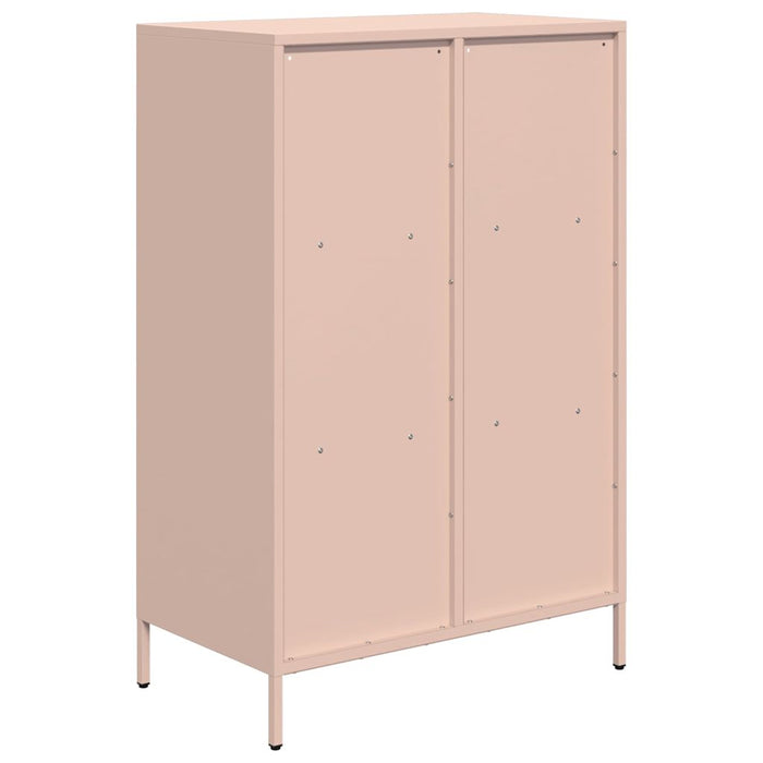 Highboard Pink 68x39x103.5 cm Steel