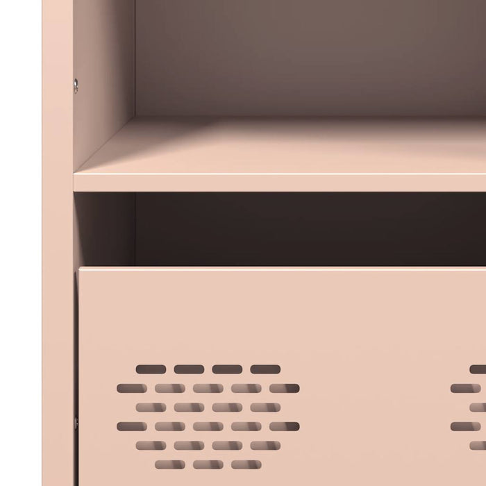 Highboard Pink 68x39x103.5 cm Steel