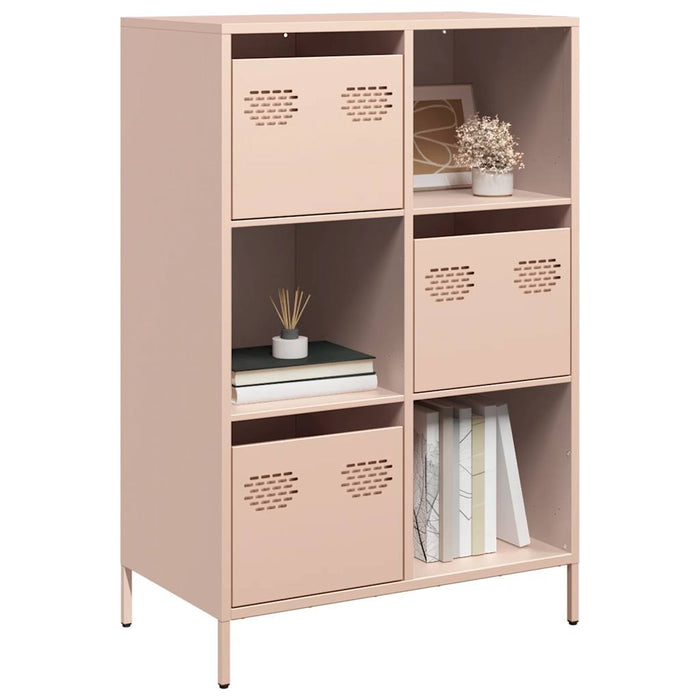 Highboard Pink 68x39x103.5 cm Steel