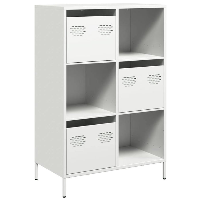 Highboard White 68x39x103.5 cm Steel