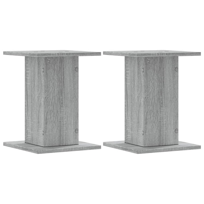 Speaker Stands 2 pcs Grey Sonoma 30x30x40 cm Engineered Wood