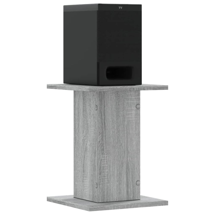 Speaker Stands 2 pcs Grey Sonoma 30x30x40 cm Engineered Wood