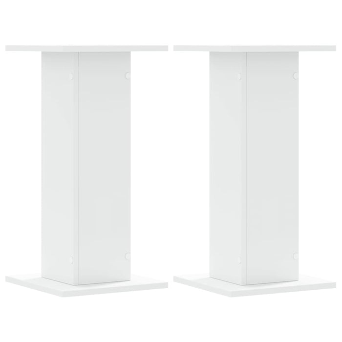 Speaker Stands 2 pcs White 30x30x60 cm Engineered Wood