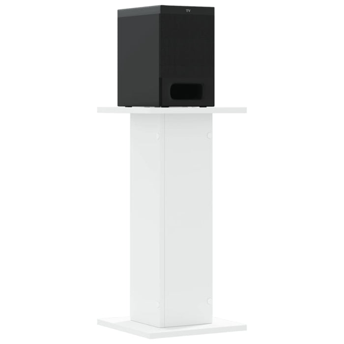 Speaker Stands 2 pcs White 30x30x60 cm Engineered Wood