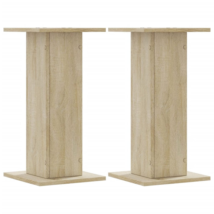 Speaker Stands 2 pcs Sonoma Oak 30x30x60 cm Engineered Wood