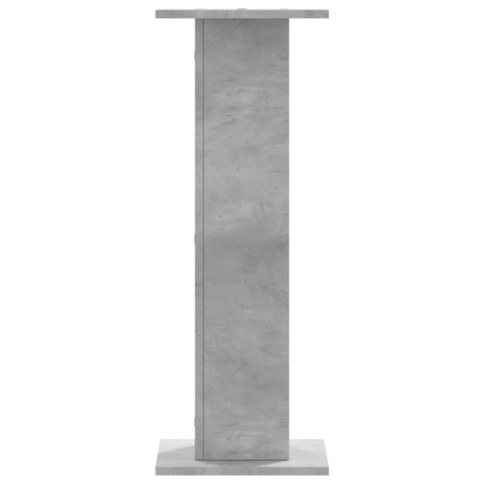 Speaker Stands 2 pcs Concrete Grey 30x30x80 cm Engineered Wood