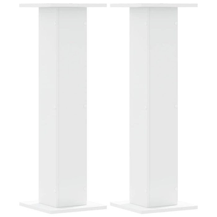 Speaker Stands 2 pcs White 30x30x95 cm Engineered Wood