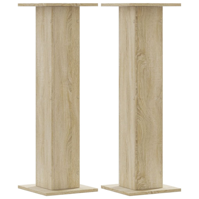 Speaker Stands 2 pcs Sonoma Oak 30x30x95 cm Engineered Wood