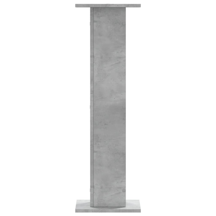 Speaker Stands 2 pcs Concrete Grey 30x30x95 cm Engineered Wood