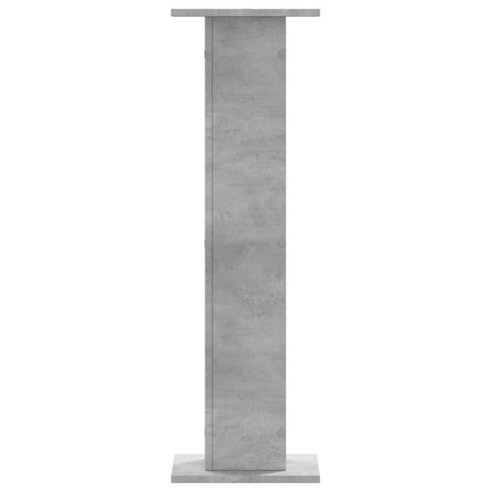 Speaker Stands 2 pcs Concrete Grey 30x30x95 cm Engineered Wood