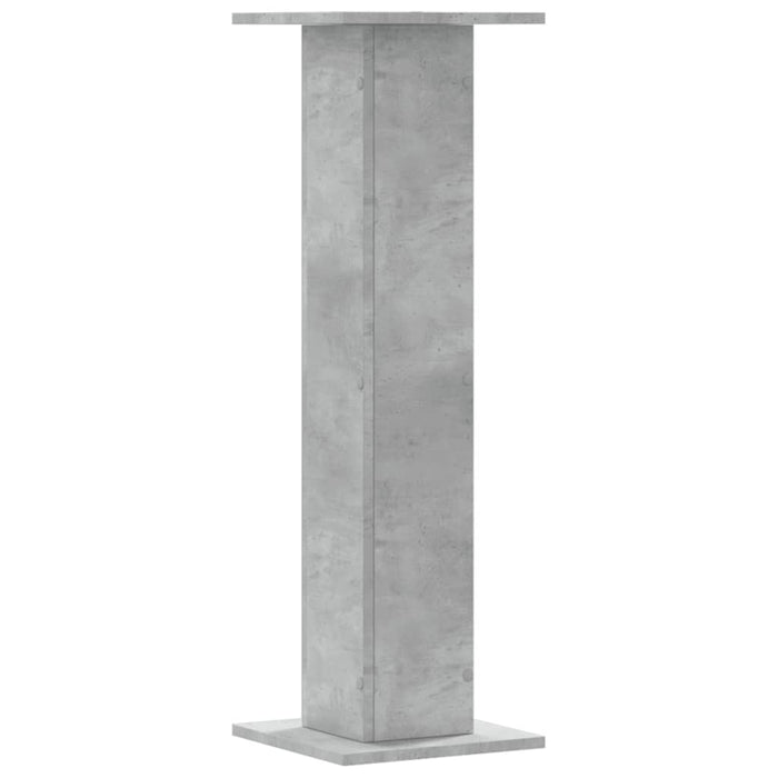 Speaker Stands 2 pcs Concrete Grey 30x30x95 cm Engineered Wood