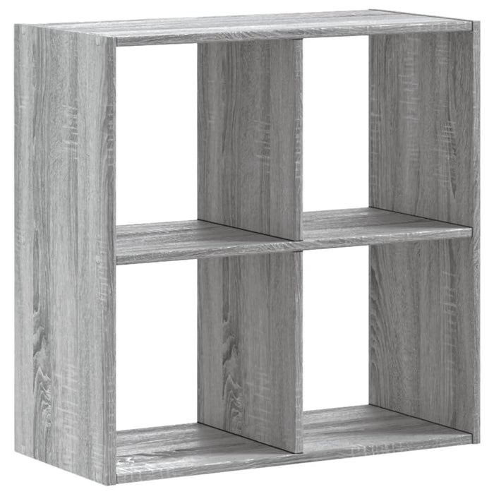 Етажерка за книги Grey Sonoma 68,5x32x68,5 cm Engineered Wood