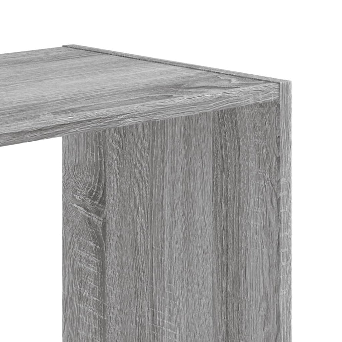 Етажерка за книги Grey Sonoma 68,5x32x68,5 cm Engineered Wood