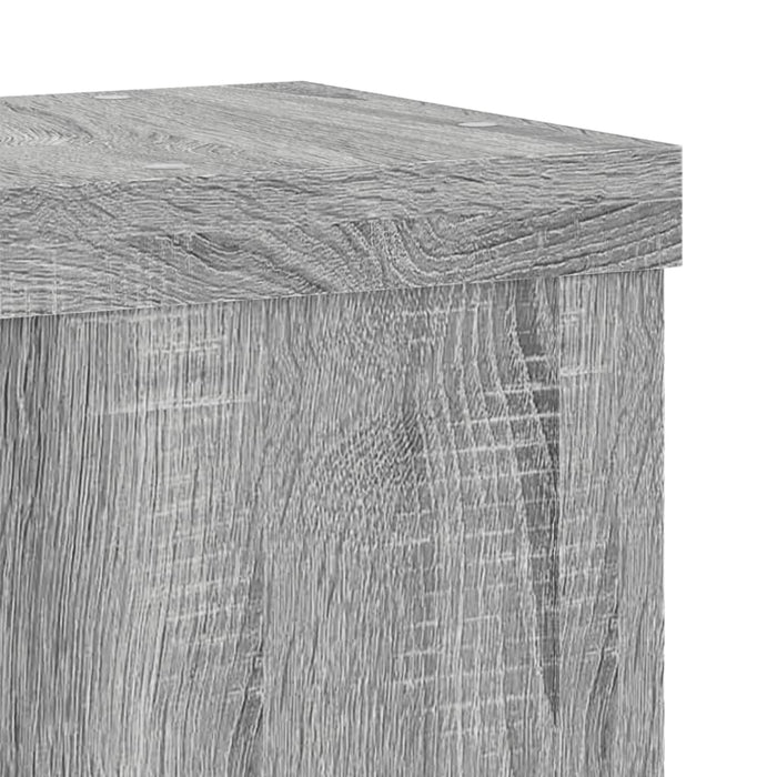 Plant Stands 2 pcs Grey Sonoma 15x15x20 cm Engineered Wood