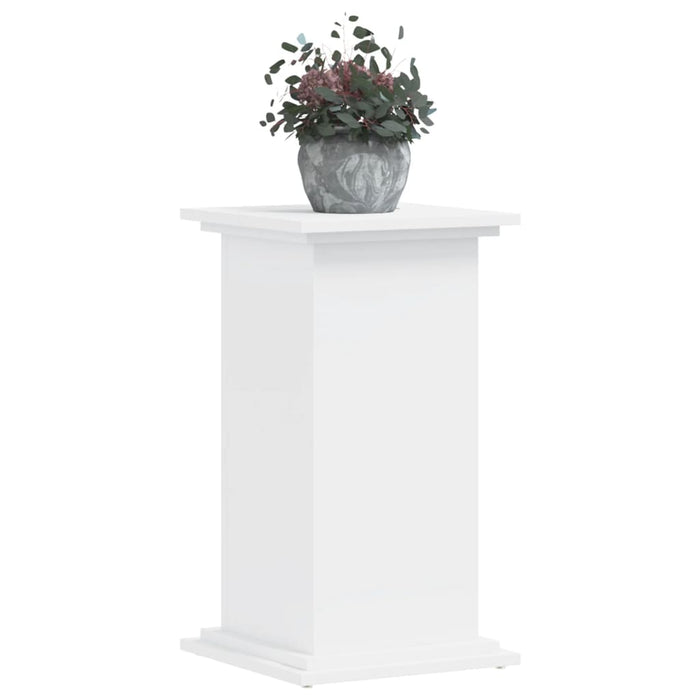 Plant Stand White 33x33x60 cm Engineered Wood