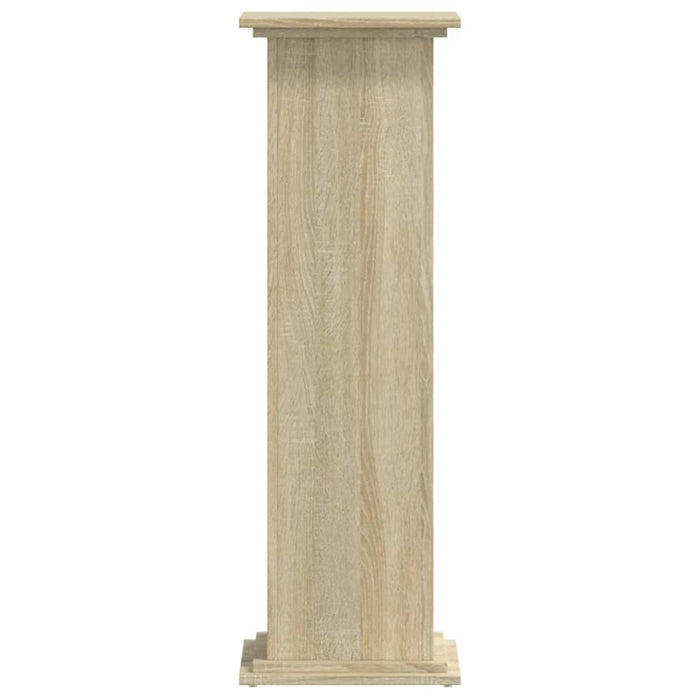 Plant Stand Sonoma Oak 33x33x100 cm Engineered Wood