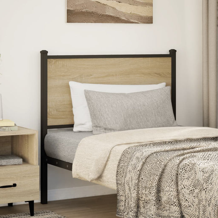 Headboard Sonoma 75 cm Engineered Wood and Steel