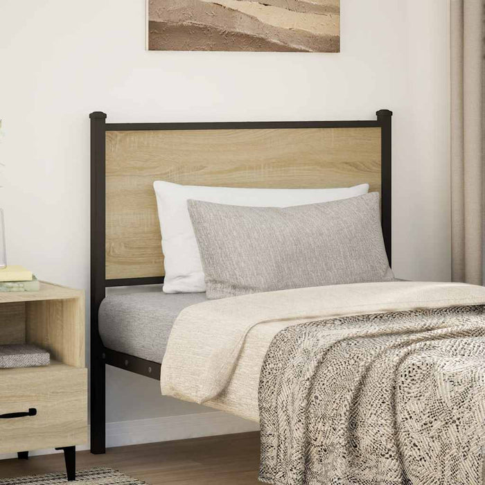 Headboard Sonoma 90 cm Engineered Wood and Steel