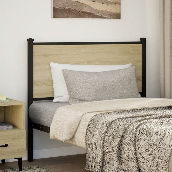 Headboard Sonoma 107 cm Engineered Wood and Steel