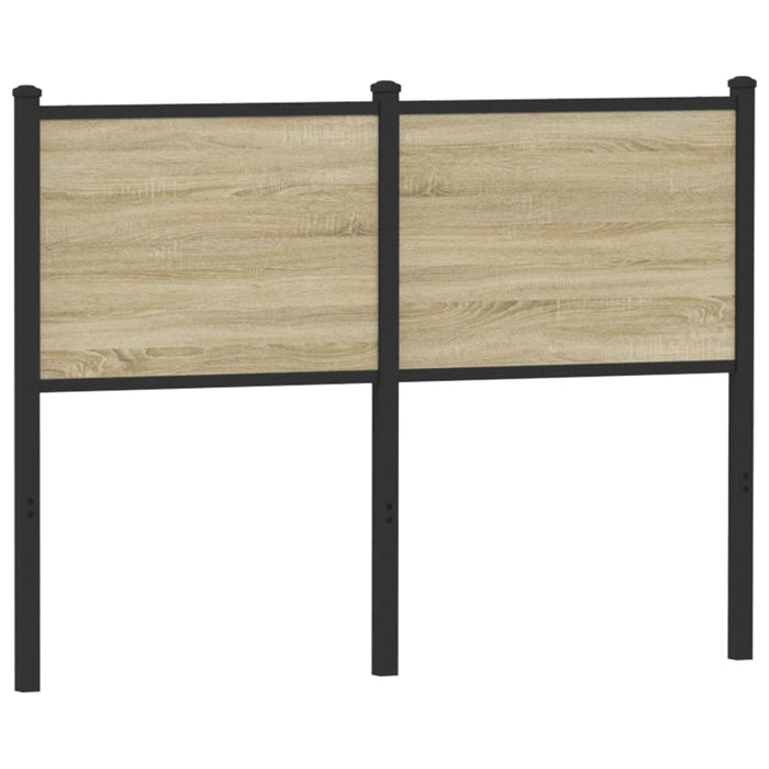 Headboard Sonoma 120 cm Engineered Wood and Steel