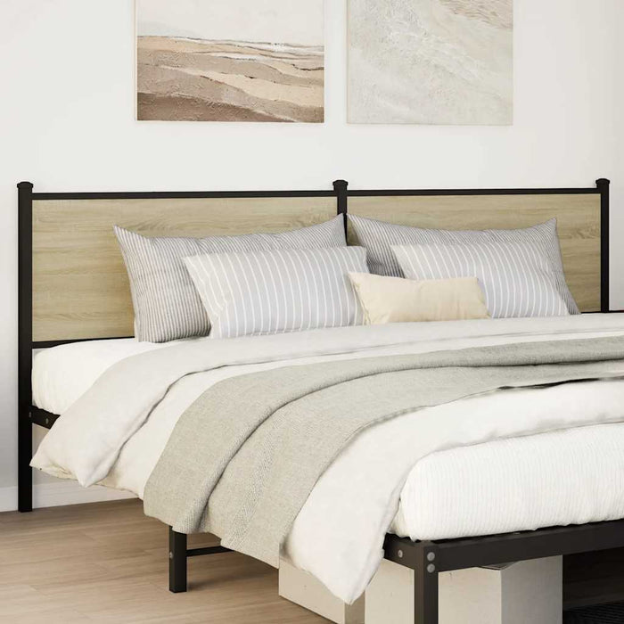 Headboard Sonoma 190 cm Engineered Wood and Steel