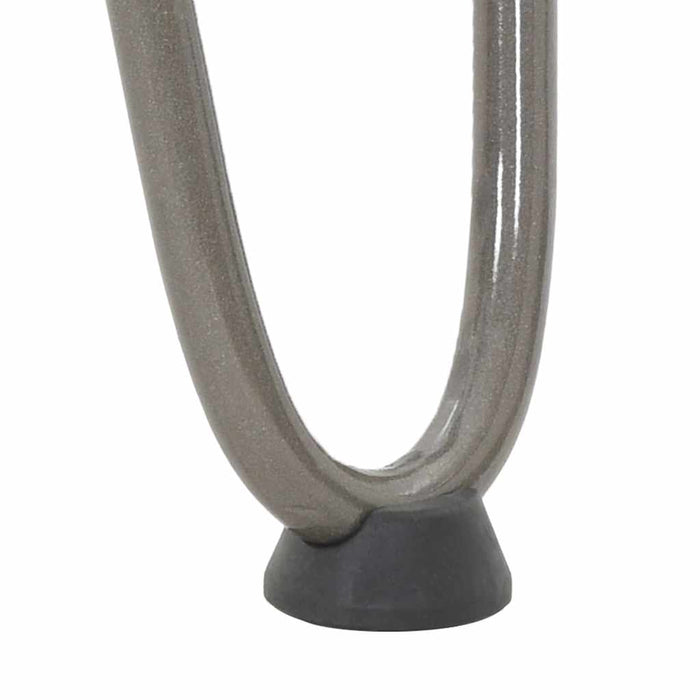 Hairpin Table Legs 4 pcs Natural Steel 20 cm Solid Steel