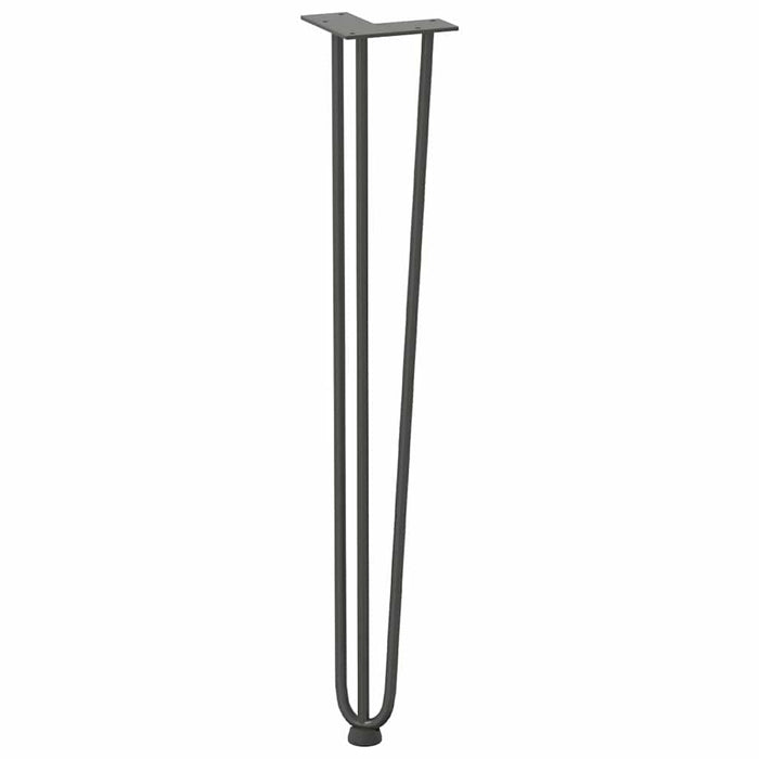 Hairpin Table Legs 4 pcs Anthracite 72 cm Solid Steel