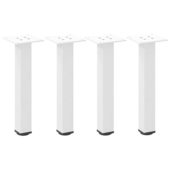 Coffee Table Legs 4 pcs White 30-32 cm Steel