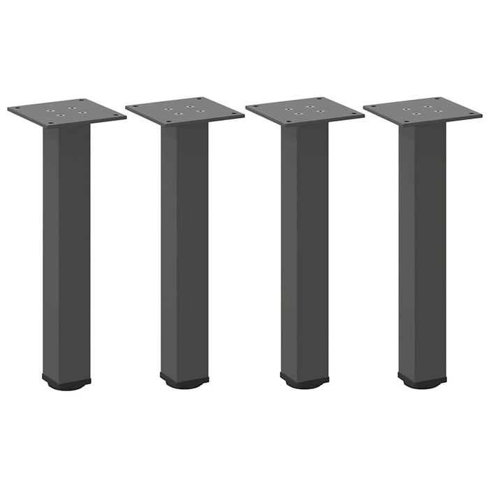 Coffee Table Legs 4 pcs Anthracite 30-32 cm Steel