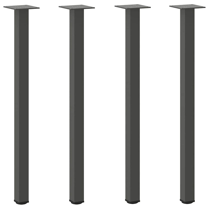 Coffee Table Legs 4 pcs Anthracite 72-74 cm Steel