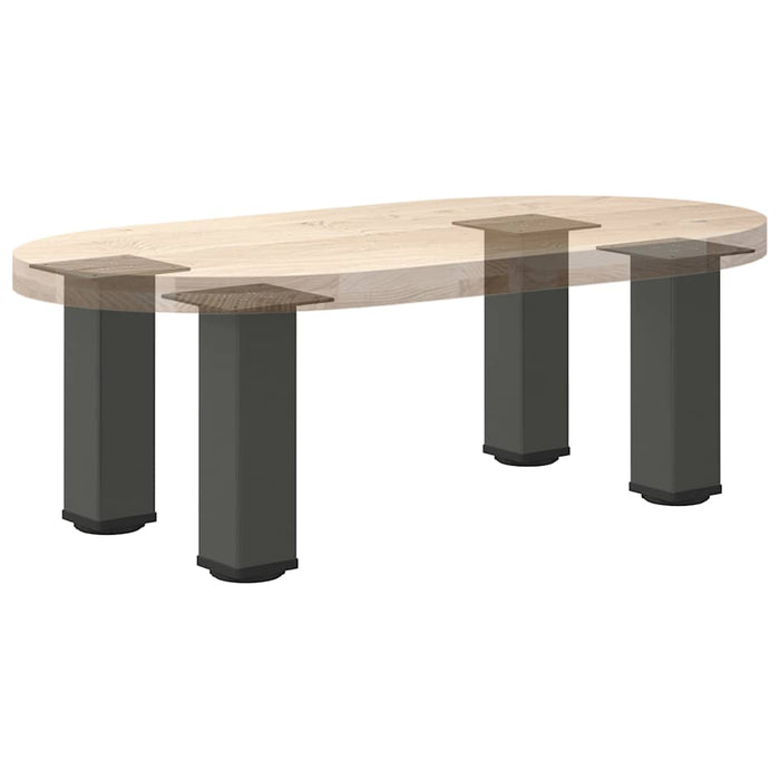 Coffee Table Legs 4 pcs Anthracite 30-32 cm Steel