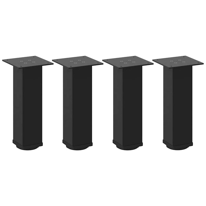 Coffee Table Legs 4 pcs Black 42-44 cm Steel