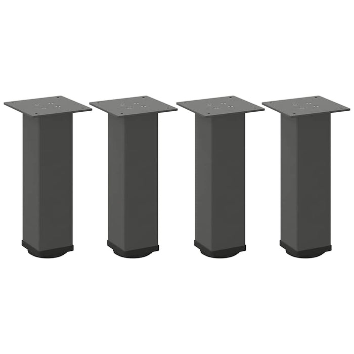 Coffee Table Legs 4 pcs Anthracite 42-44 cm Steel