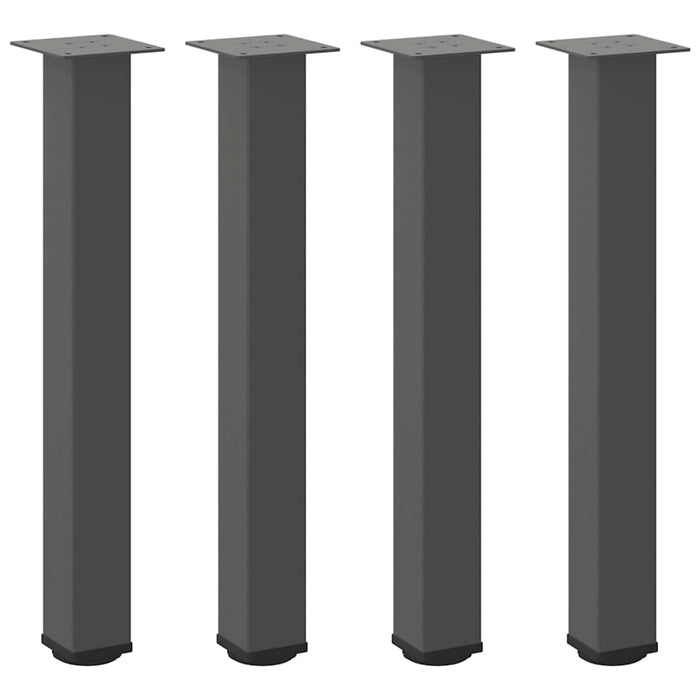 Coffee Table Legs 4 pcs Anthracite 72-74 cm Steel