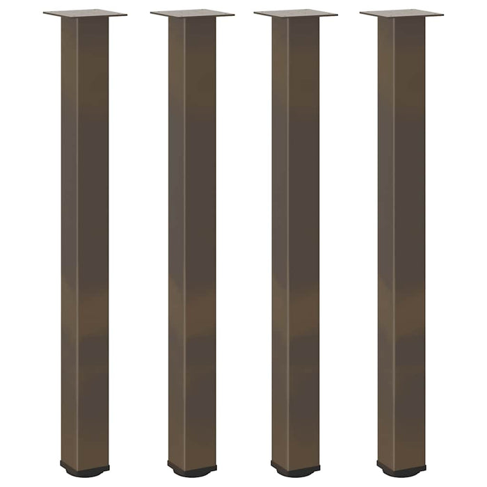 Coffee Table Legs 4 pcs Natural Steel 90-92 cm Steel