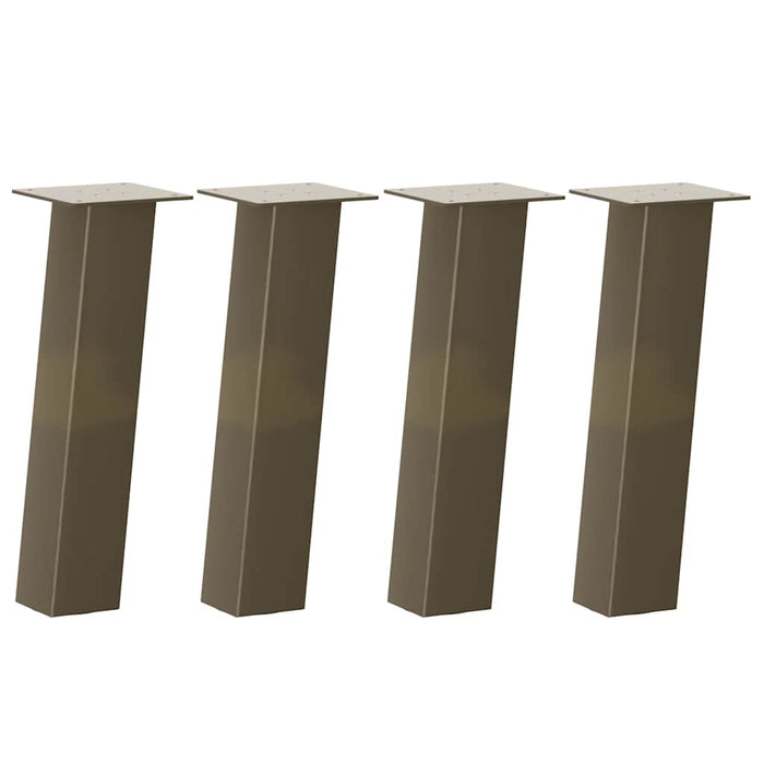 Coffee Table Legs 4 pcs Natural Steel 30 cm Steel