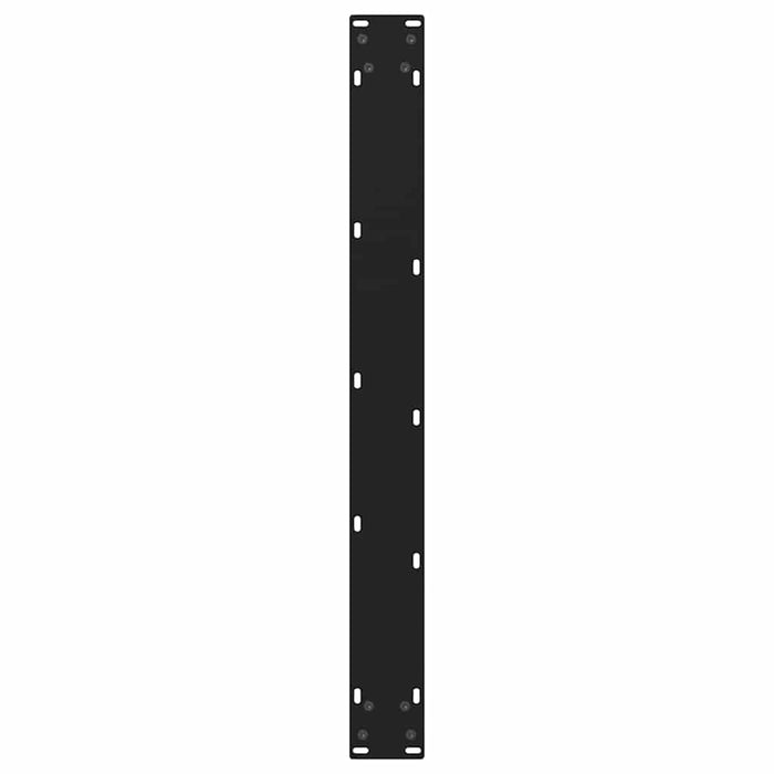 Picioare pentru masă în formă de V 3 buc Negru 100x(72-73,3) cm Oțel