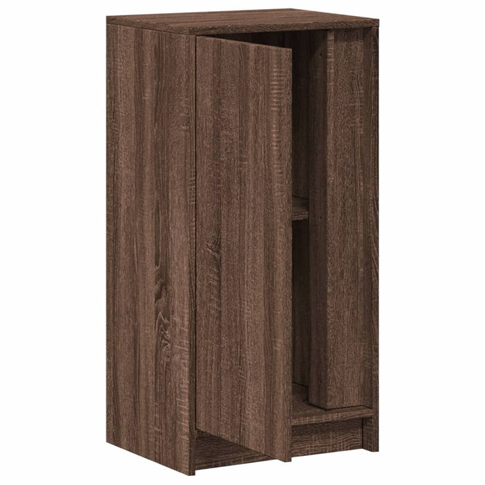 Сервант со светодиодной подсветкой Brown Oak 42.5x34x85 см Инженерное дерево